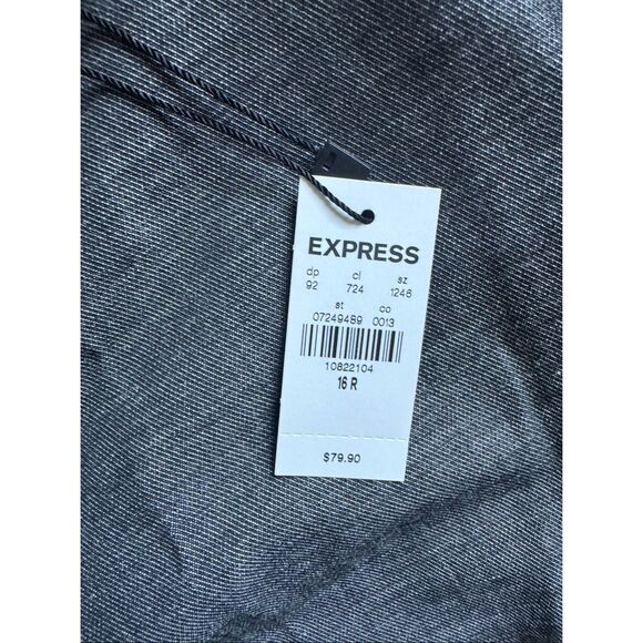 Express 16R Mid Rise Barely Boot Columnist Pant - Picture 3 of 4
